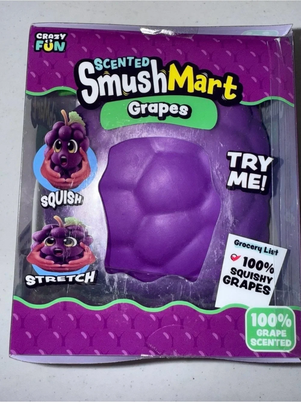 SmushMart Grape Scented Jumbo Squishy